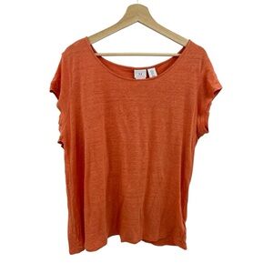 H by Halston salmon Short Sleeve Tee XL